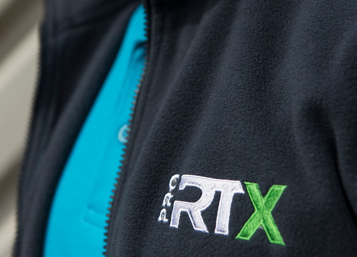 RTX embroidered clothing