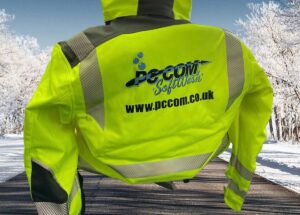 branded clothing high vis jacket