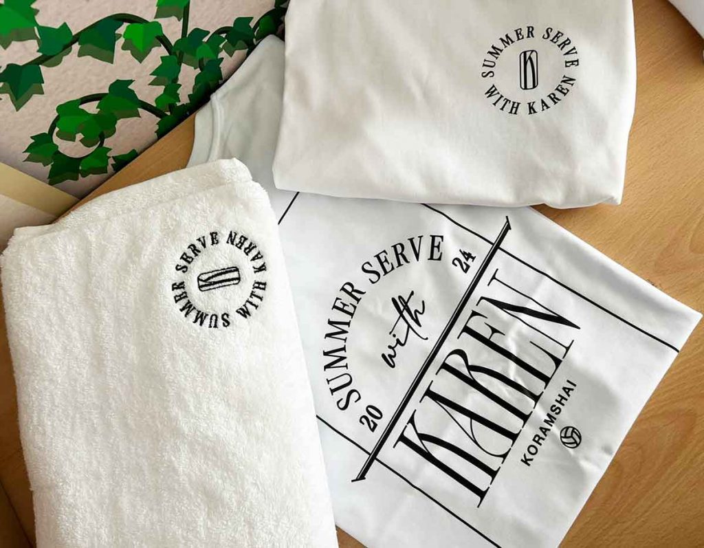 Direct to print technique on clothing