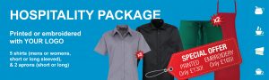 Custom workwear for hospitality